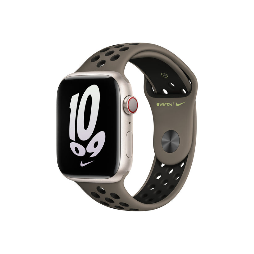 Apple 45mm Olive Grey/Black Nike Sport Band