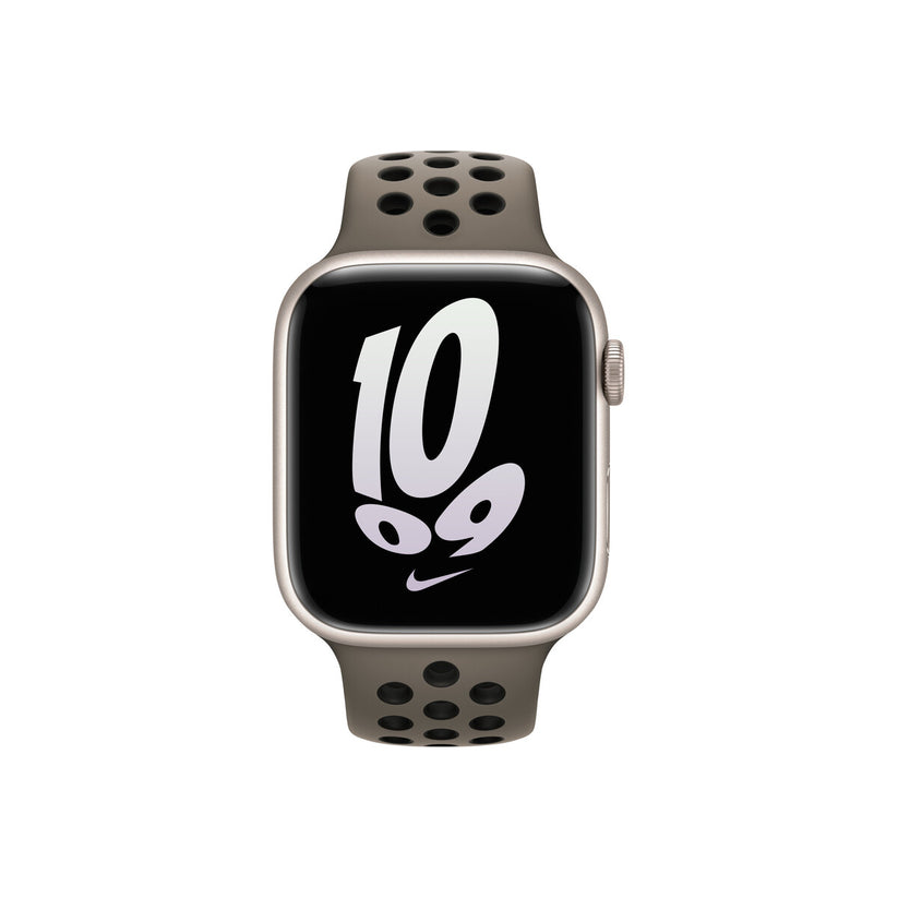 Apple 45mm Olive Grey/Black Nike Sport Band