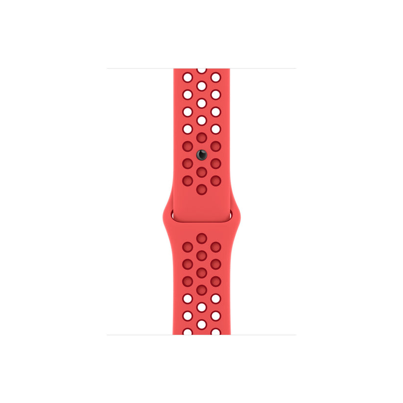 Apple 45mm Bright Crimson/Gym Red Nike Sport Band