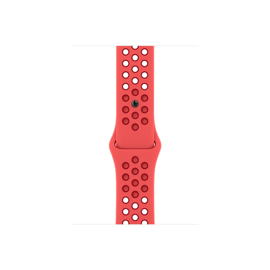 Apple 45mm Bright Crimson/Gym Red Nike Sport Band