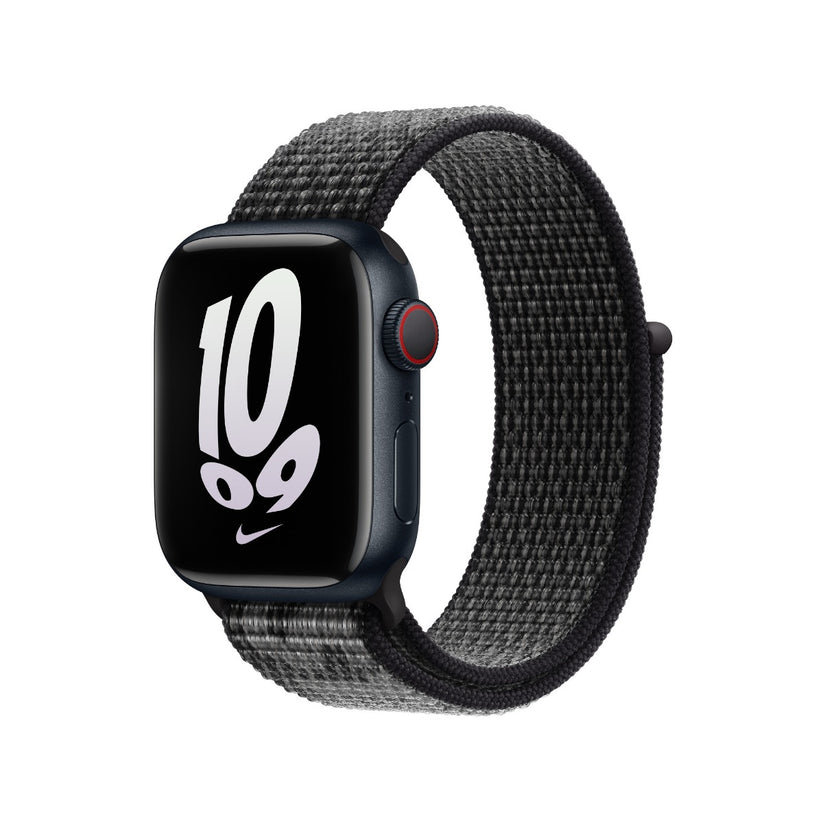 Apple 45mm Black/Summit White Nike Sport Loop
