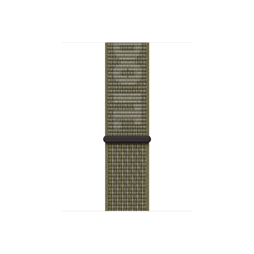 Apple 41mm Sequoia/Pure Platinum Nike Sport Loop
