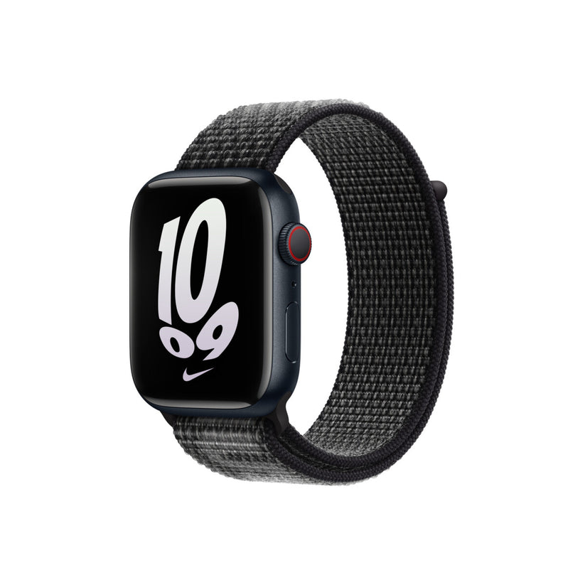 Apple 45mm Black/Summit White Nike Sport Loop