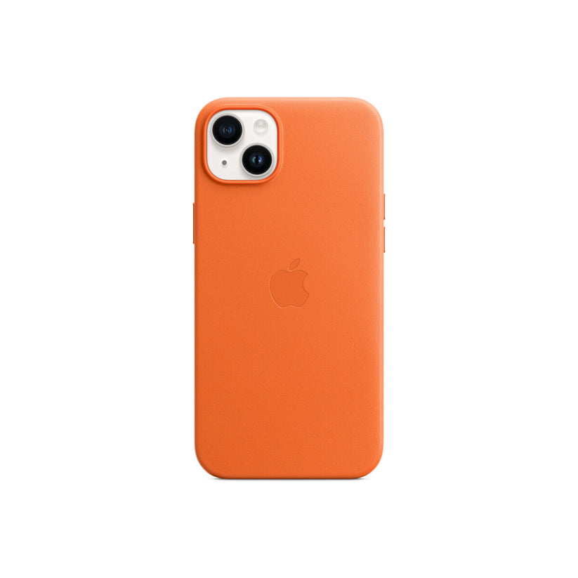 Apple iPhone 14 Plus Leather Case s MagSafe - Orange