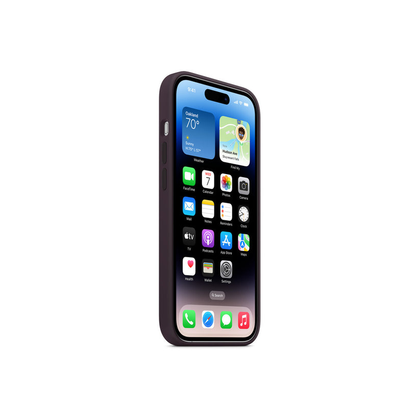 Apple iPhone 14 Pro Silicone Case s MagSafe - Elderberry