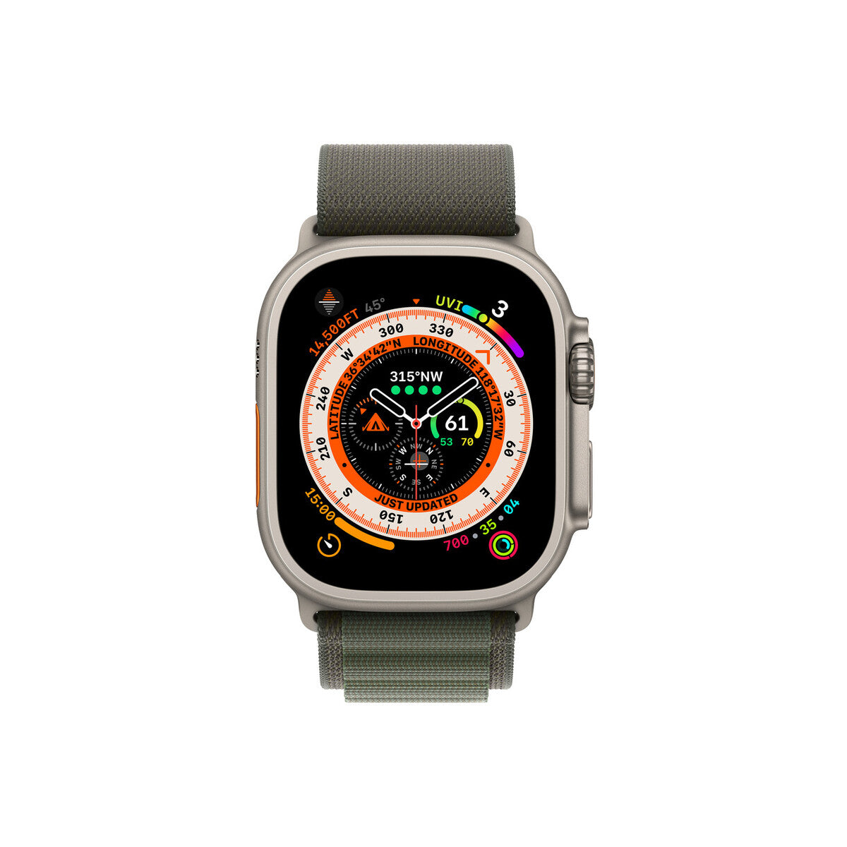 Apple 49mm Green Alpine Loop - Medium