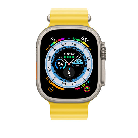 Apple 49mm Yellow Ocean Band