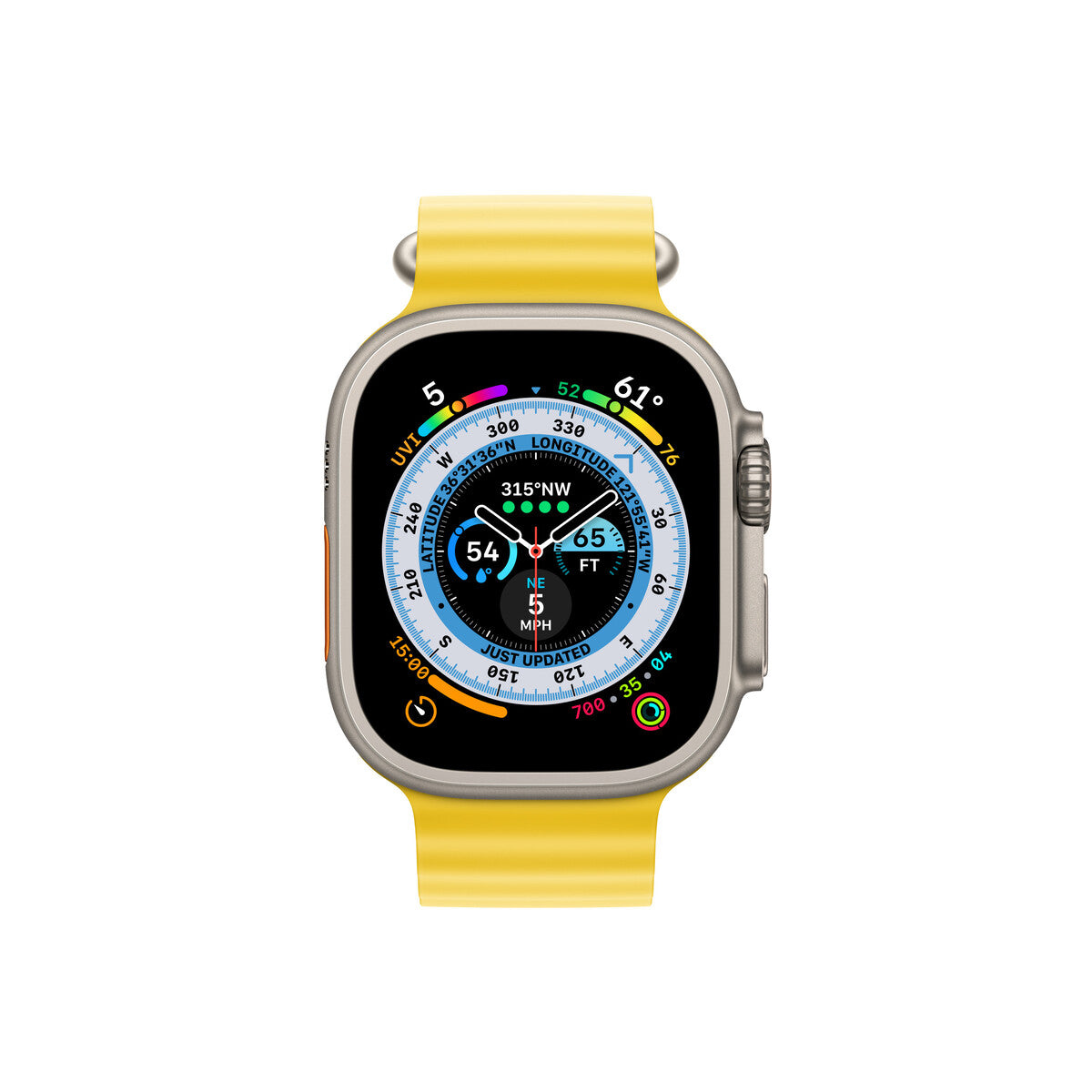 Apple 49mm Yellow Ocean Band Extension