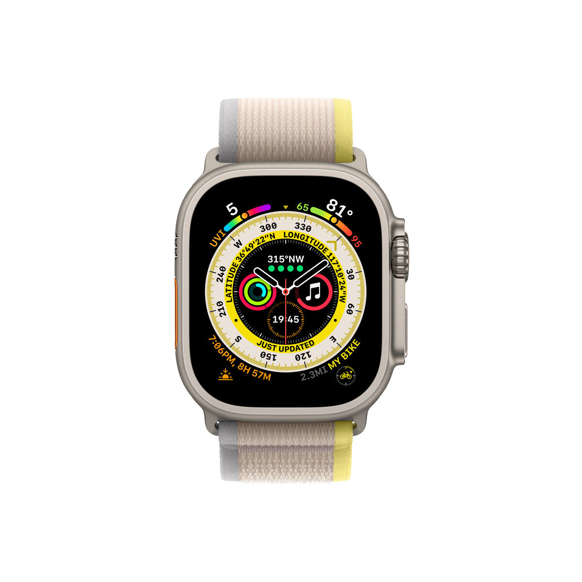 Apple 49mm Yellow/Beige Trail Loop - M/L