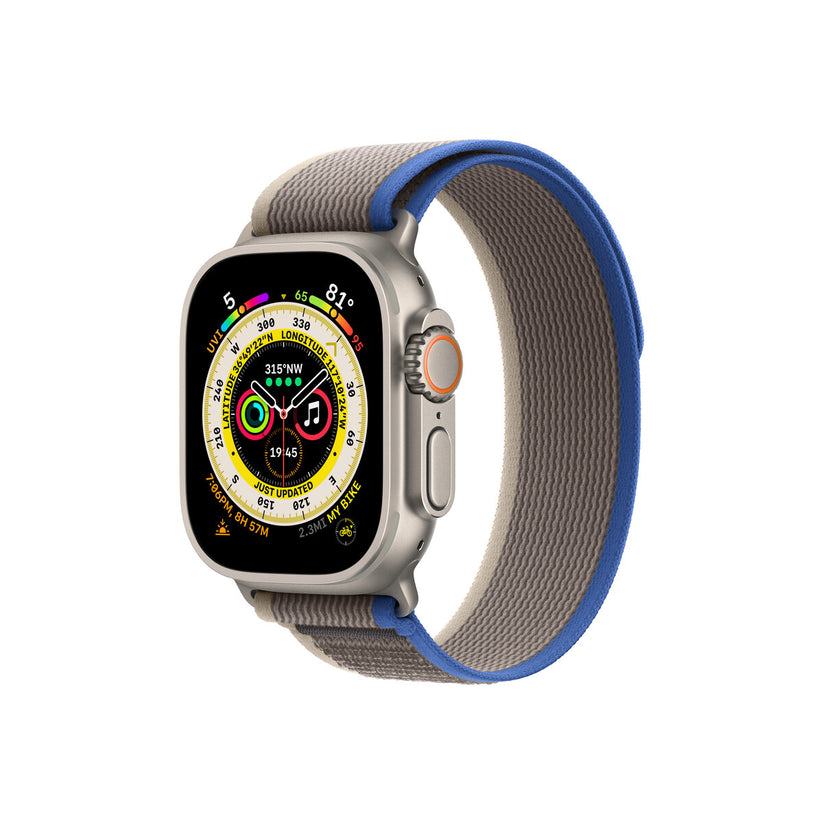Apple 49mm Blue/Gray Trail Loop - M/L