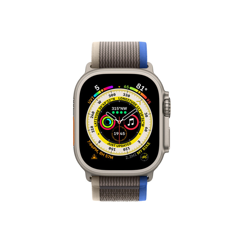Apple 49mm Blue/Gray Trail Loop - M/L