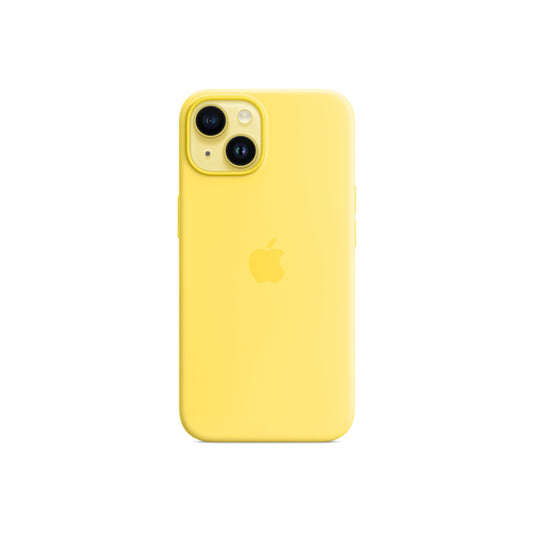 Apple iPhone 14 Silicone Case s MagSafe - Canary Yellow