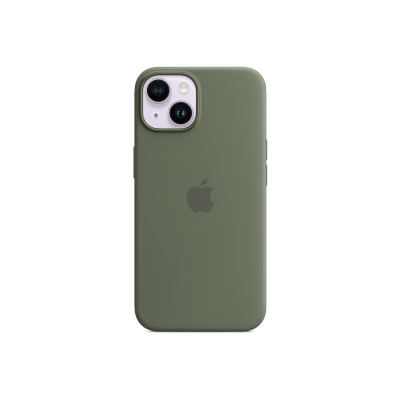 Apple iPhone 14 Silicone Case s MagSafe - Olive