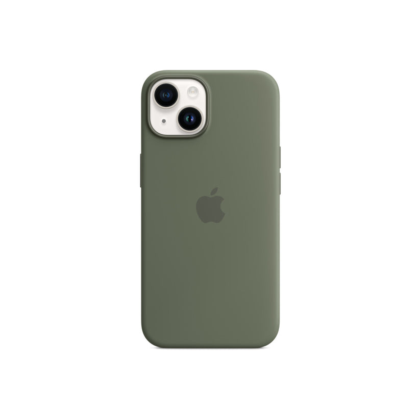 Apple iPhone 14 Silicone Case s MagSafe - Olive