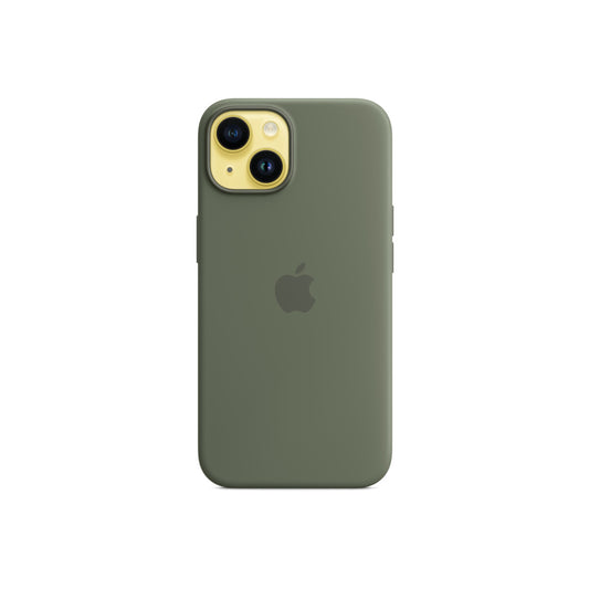 Apple iPhone 14 Silicone Case s MagSafe - Olive