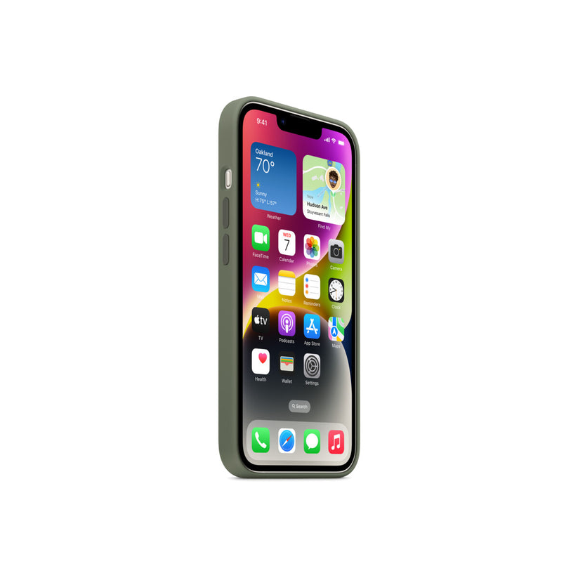 Apple iPhone 14 Silicone Case s MagSafe - Olive