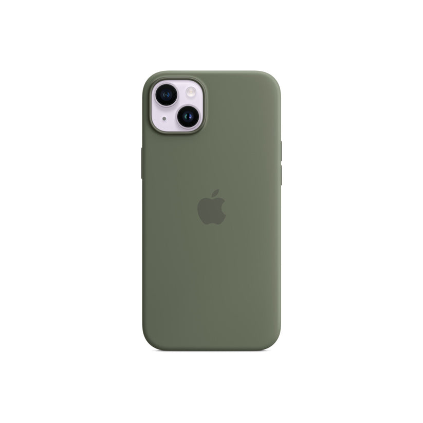 Apple iPhone 14 Plus Silicone Case s MagSafe - Olive