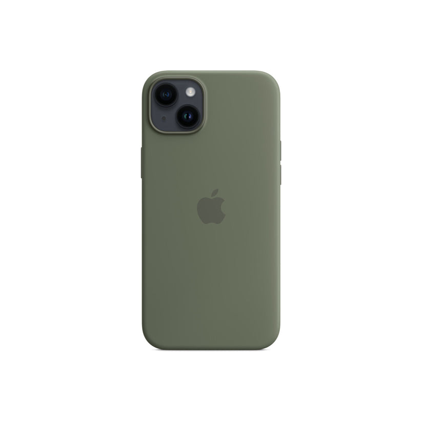 Apple iPhone 14 Plus Silicone Case s MagSafe - Olive