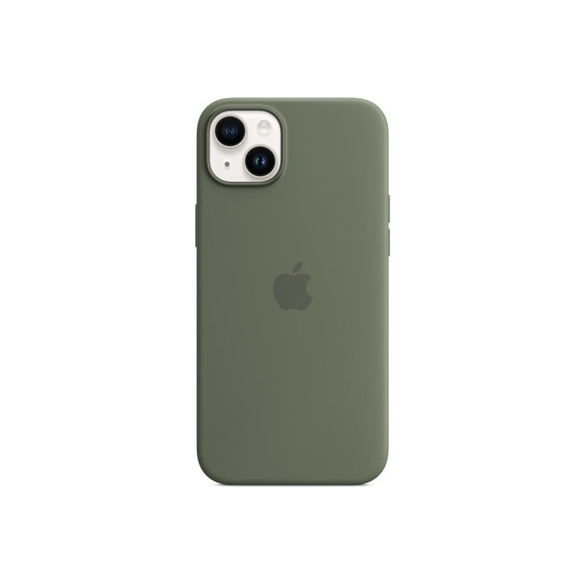 Apple iPhone 14 Plus Silicone Case s MagSafe - Olive