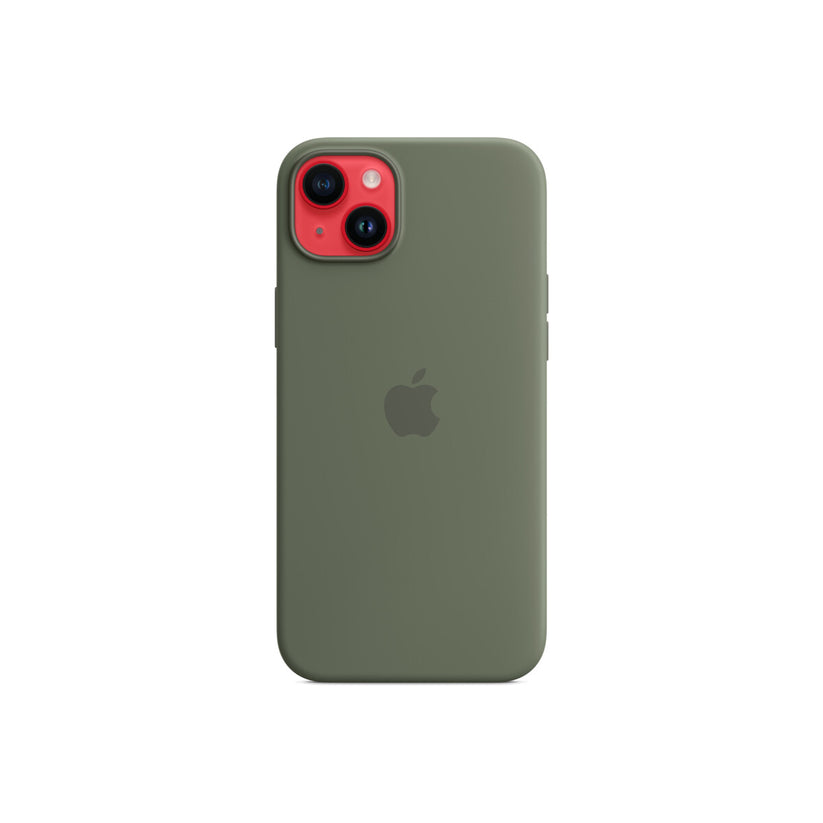 Apple iPhone 14 Plus Silicone Case s MagSafe - Olive