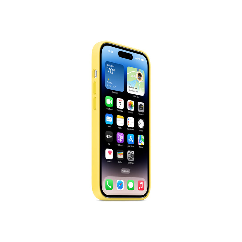 Apple iPhone 14 Pro Silicone Case s MagSafe - Canary Yellow