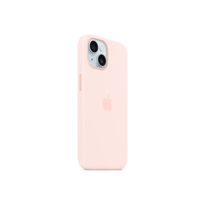 iPhone 15 Silicone Case with MagSafe - Light Pink