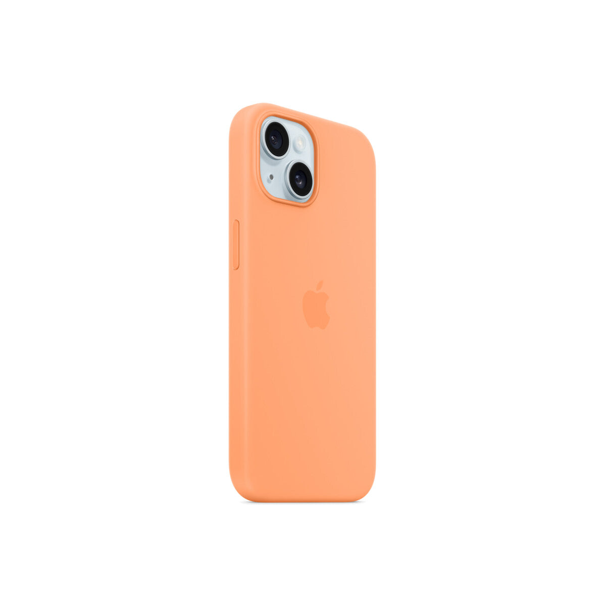 iPhone 15 Silicone Case with MagSafe - Orange Sorbet