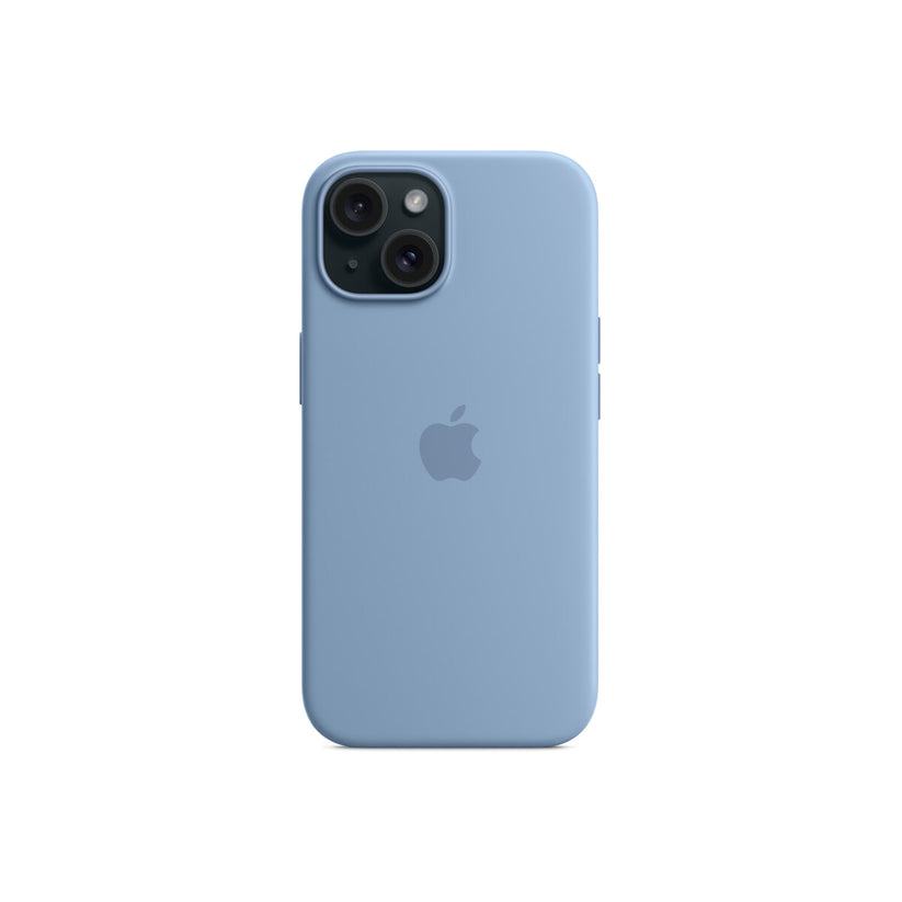iPhone 15 Silicone Case with MagSafe - Winter Blue