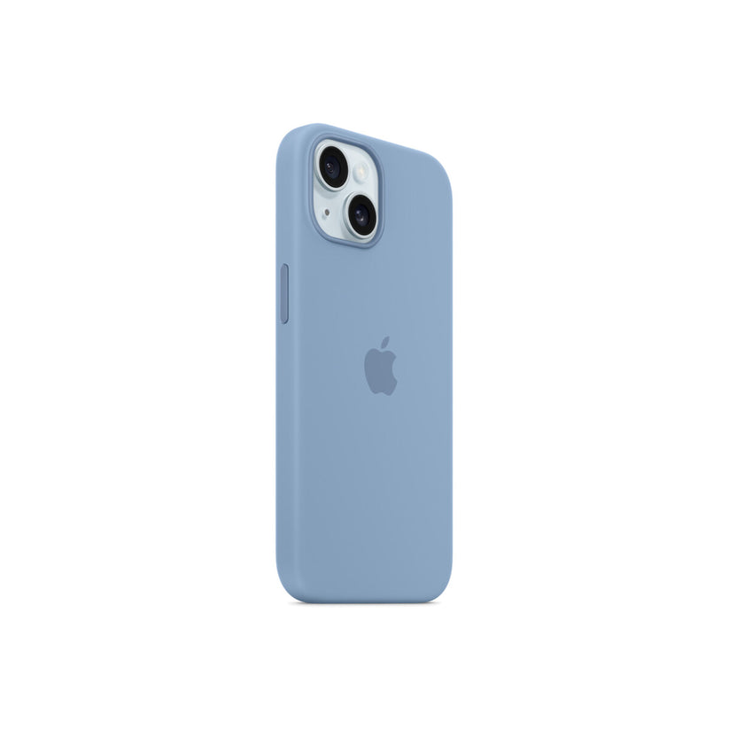 iPhone 15 Silicone Case with MagSafe - Winter Blue