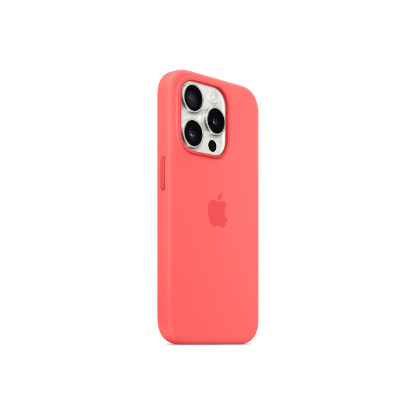 iPhone 15 Pro Silicone Case with MagSafe - Guava