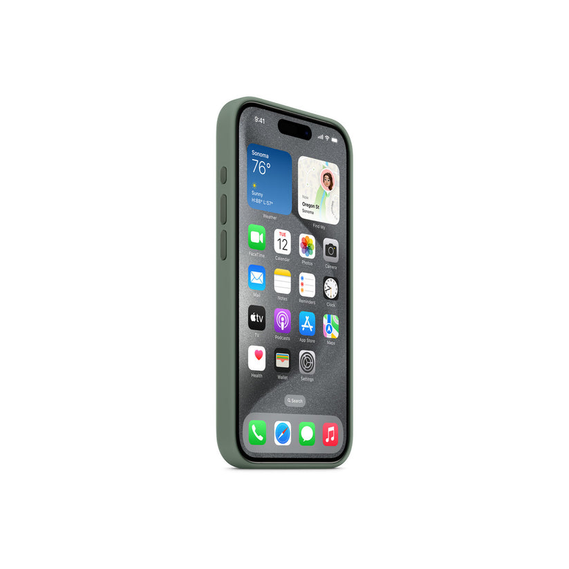 iPhone 15 Pro Silicone Case with MagSafe - Cypress