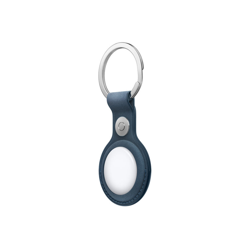 AirTag FineWoven Key Ring - Pacific Blue
