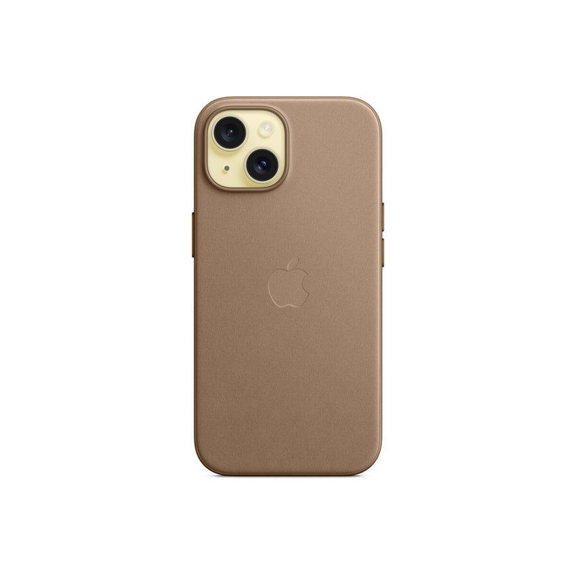 Apple iPhone 15 FineWoven Case with MagSafe - Taupe