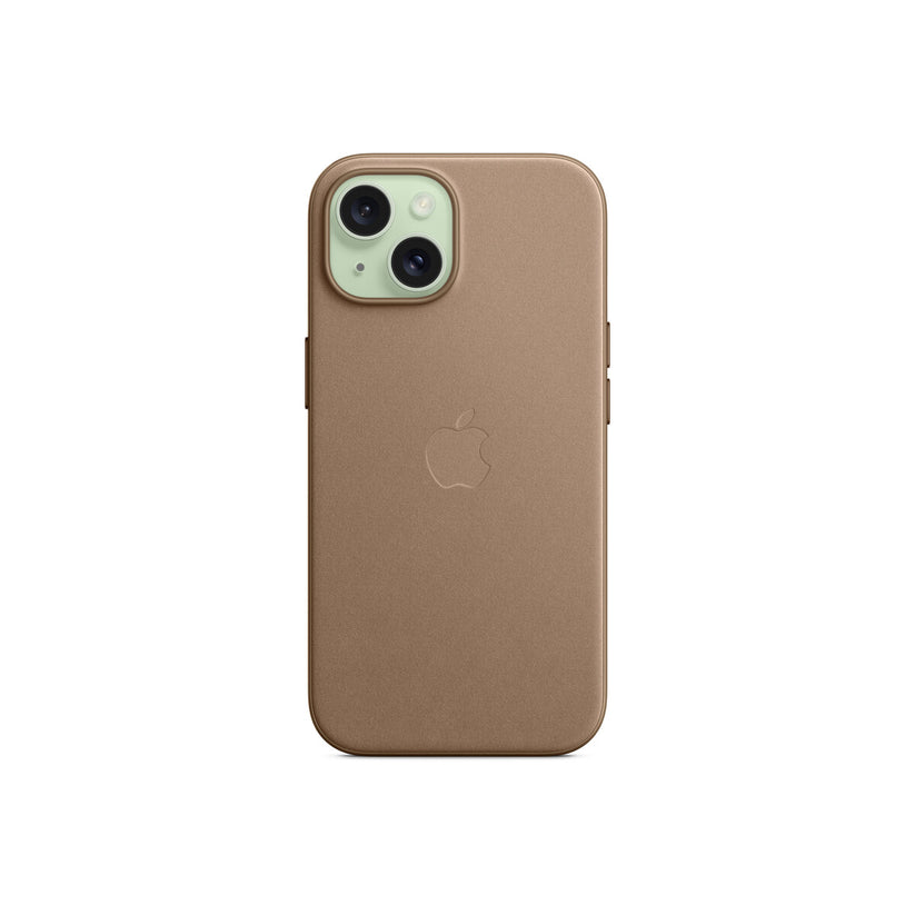 Apple iPhone 15 FineWoven Case with MagSafe - Taupe