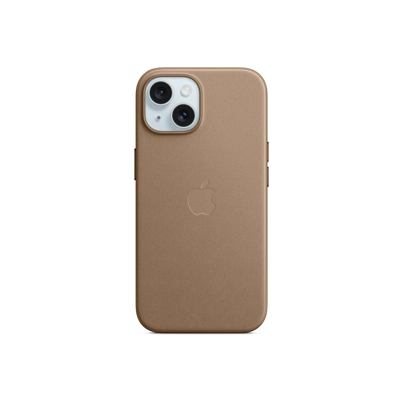 Apple iPhone 15 FineWoven Case with MagSafe - Taupe