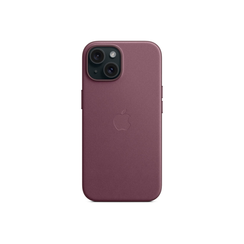 Apple iPhone 15 FineWoven Case with MagSafe - Mulberry