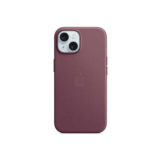 Apple iPhone 15 FineWoven Case with MagSafe - Mulberry