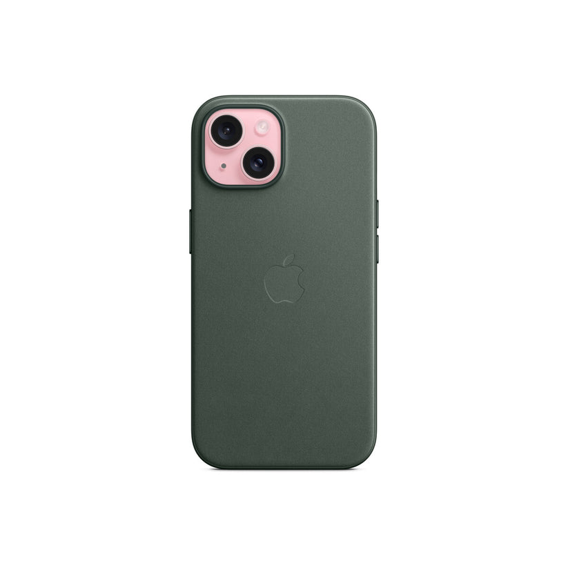 Apple iPhone 15 FineWoven Case with MagSafe - Evergreen