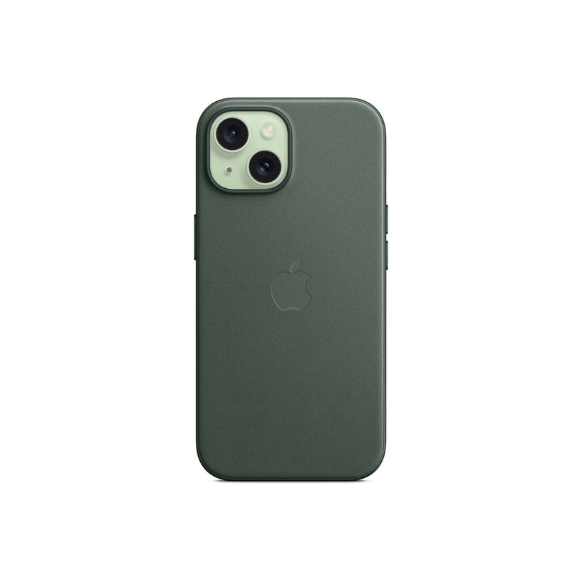Apple iPhone 15 FineWoven Case with MagSafe - Evergreen