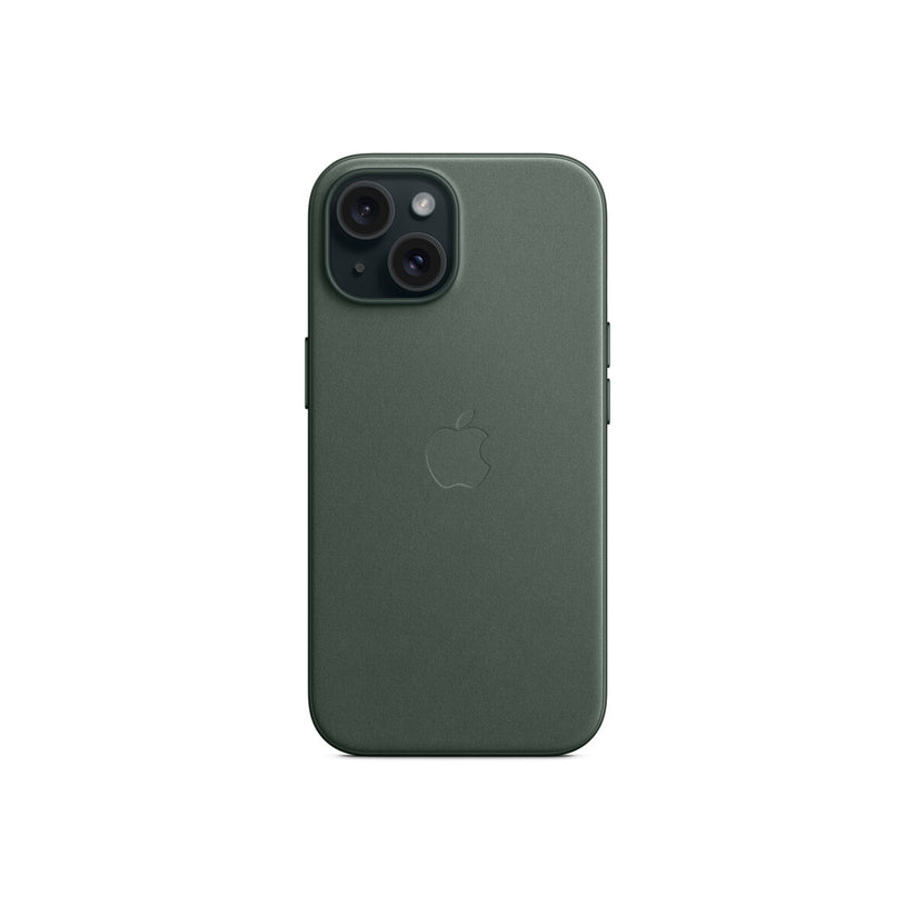 Apple iPhone 15 FineWoven Case with MagSafe - Evergreen