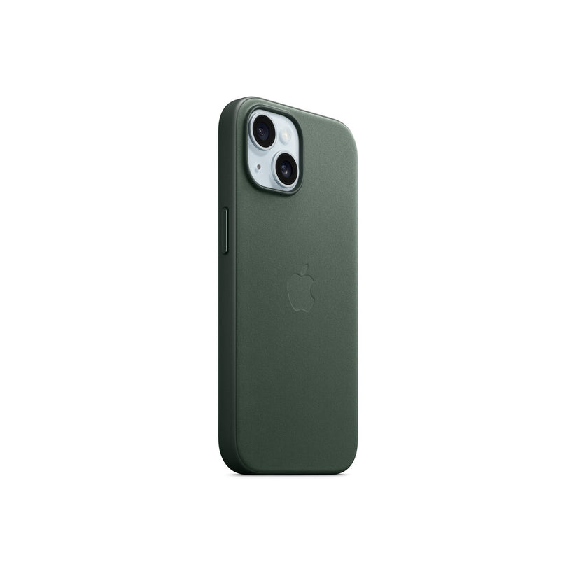 Apple iPhone 15 FineWoven Case with MagSafe - Evergreen