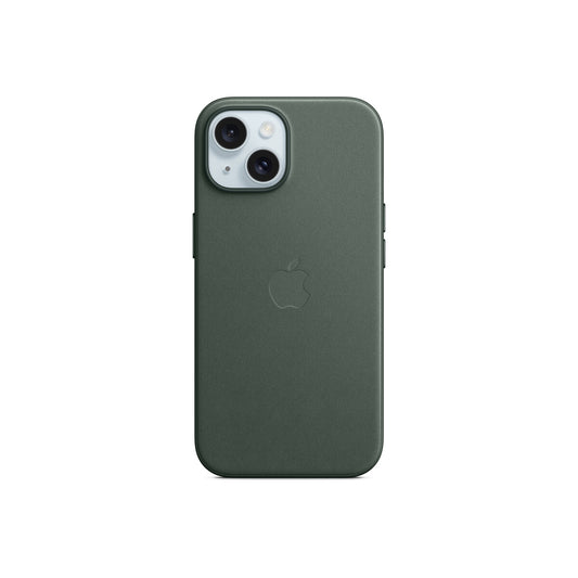 Apple iPhone 15 FineWoven Case with MagSafe - Evergreen