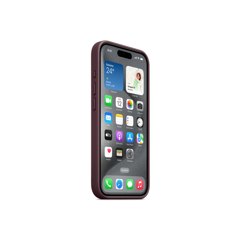 iPhone 15 Pro FineWoven Case with MagSafe - Mulberry