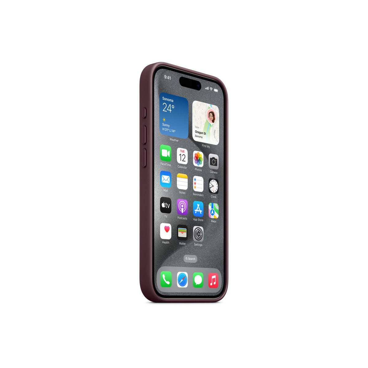 iPhone 15 Pro FineWoven Case with MagSafe - Mulberry
