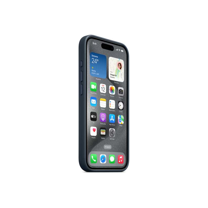iPhone 15 Pro FineWoven Case with MagSafe - Pacific Blue