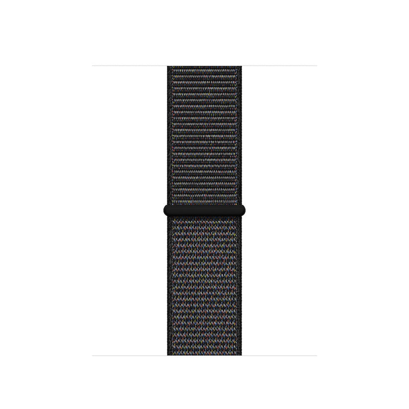 Apple Watch 44mm Band: Black Sport Loop - Regular (DEMO)-