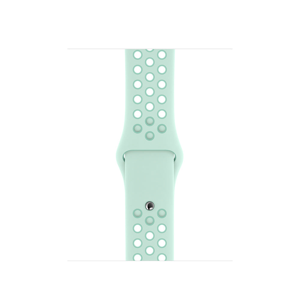 Apple Watch 44mm Nike Band: Teal Tint/Tropical Twist Nike Sport Band - S/M & M/L (Seasonal Spring2019)
