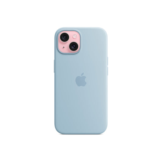 Apple iPhone 15 Silikónový obal s MagSafe - Light Blue