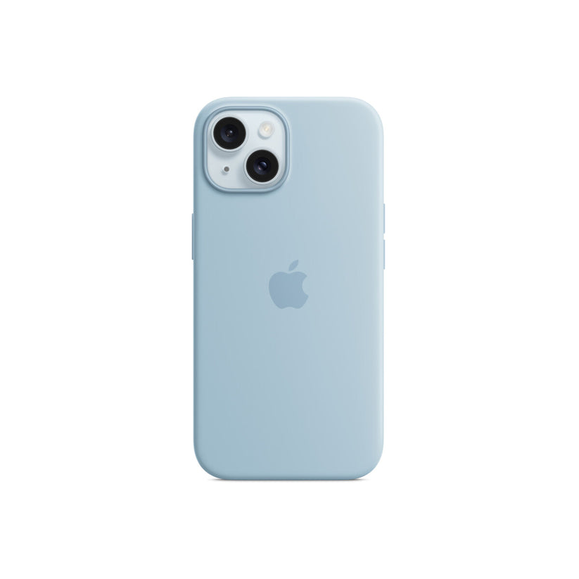 Apple iPhone 15 Silikónový obal s MagSafe - Light Blue