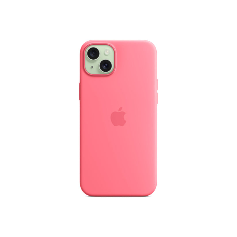 Apple iPhone 15 Plus Silikónový obal s MagSafe - Pink